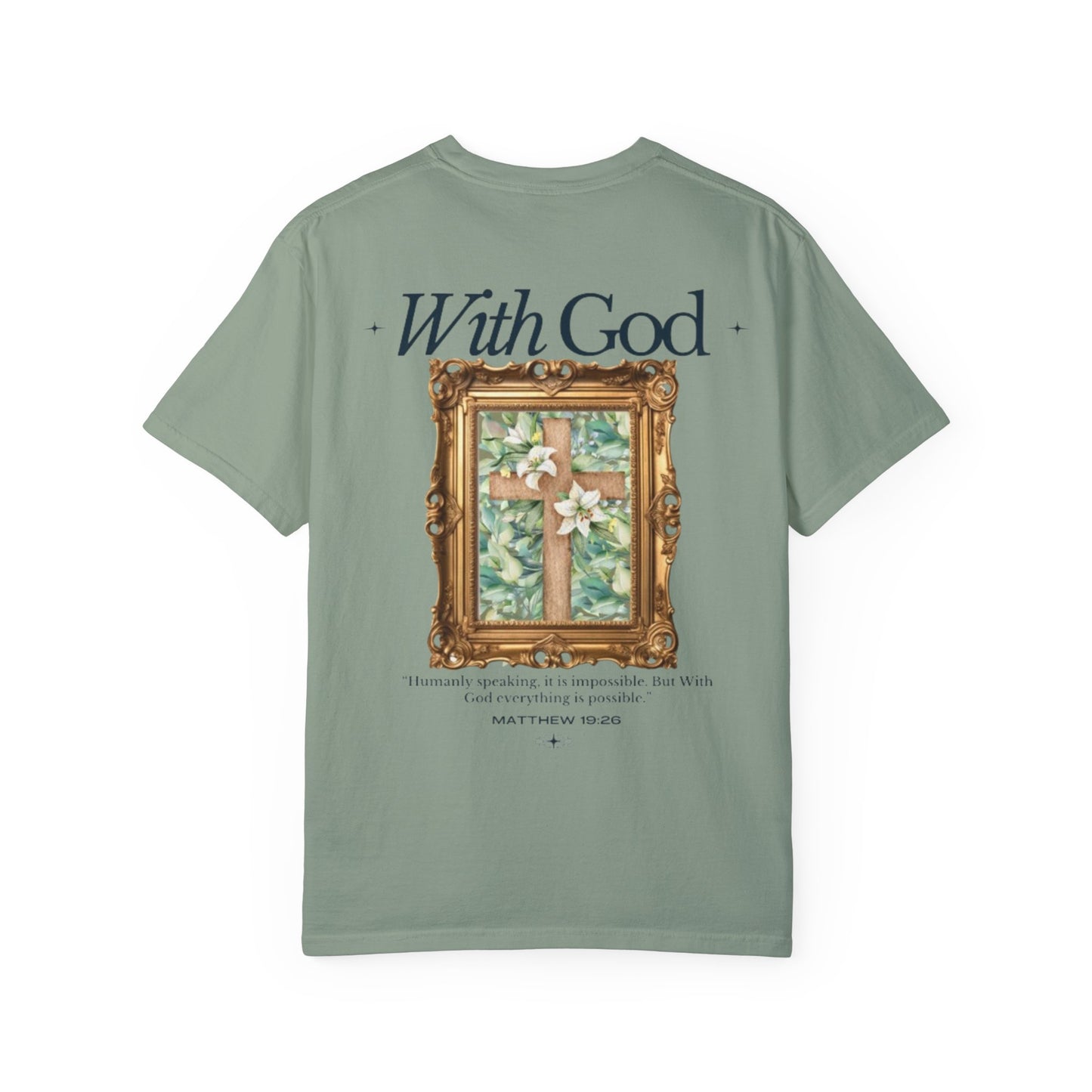 Christ Flower Frame T-shirt